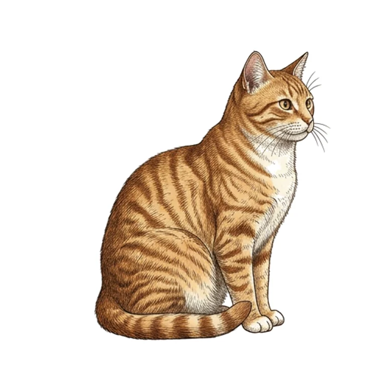 Cat in Scientific style
